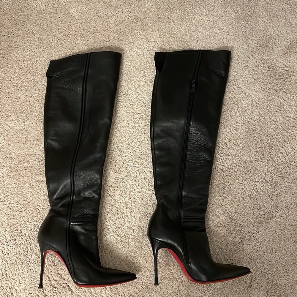 Christian Louboutin Armurabotta 100 over the knee boots size 37